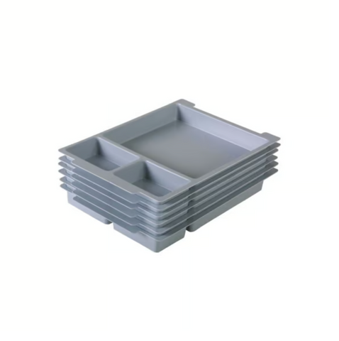 Standard Shallow Moulded Insert 1  Large 2 Small Sections - pack of 6