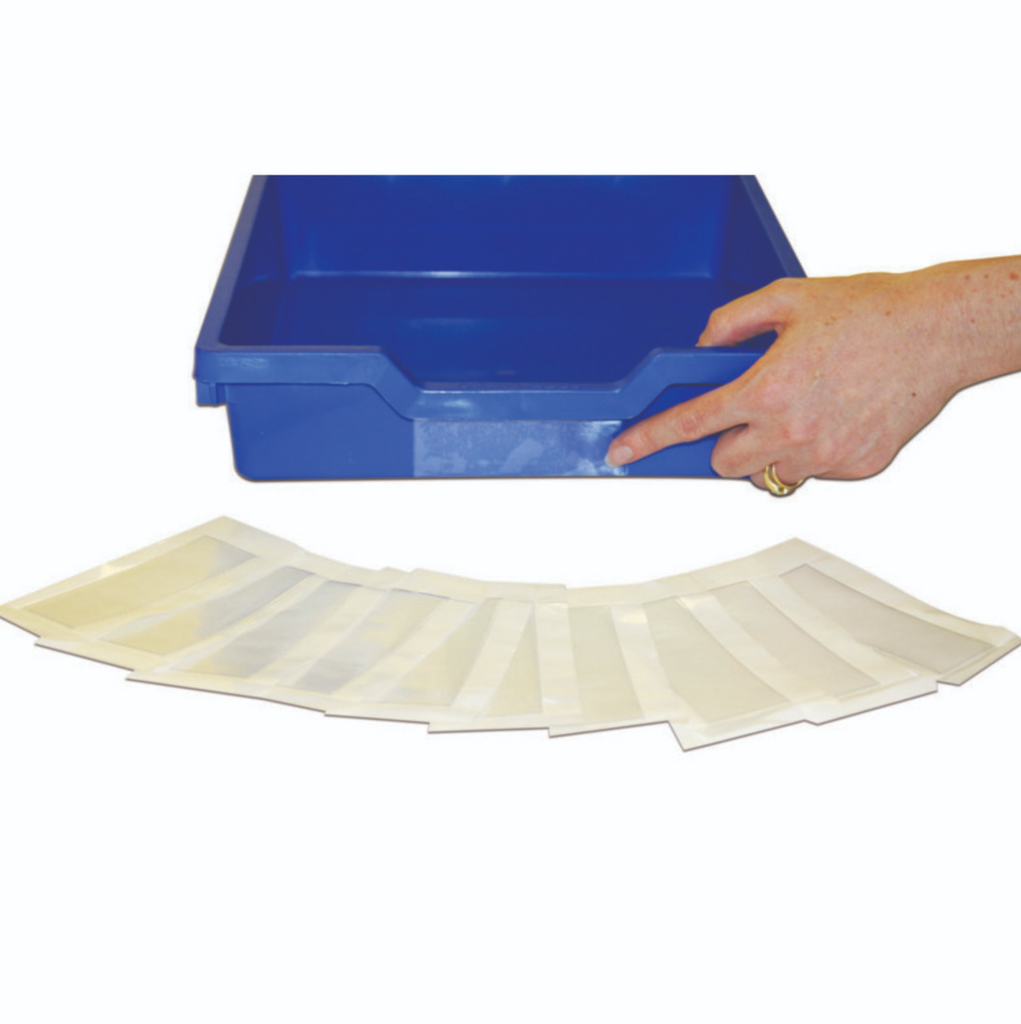 Label Holder for Standard Shallow Trays, Pack of 100